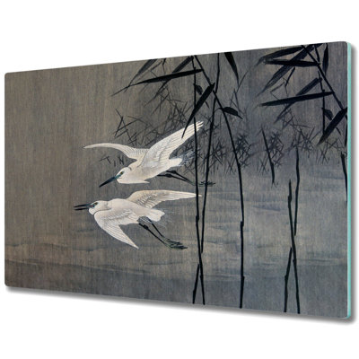 Avaya Tempered Glass Birds Lake Chopping Board