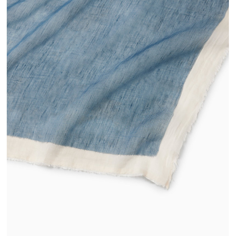 Pitura Geometric Throw Blanket, Navy/Aqua