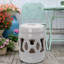 Tabouret de jardin en céramique 14 po x 17 po Abbeydale-1739292342
