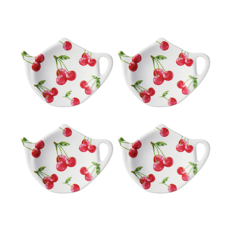 Set of 8 Teabag Holder Cherry
