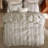 Bedsure Waffle Weave Duvet Cover Queen - 100% Cotton Boho Beding Set （Set of 3）-106246532-106246531