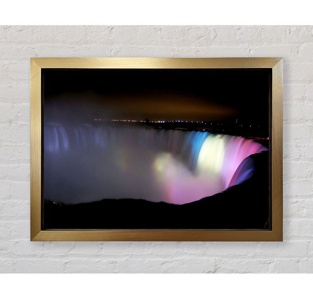 Victoria Falls Light Show - Einzelner Bilderrahmen Kunstdrucke