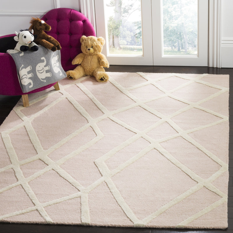 Krystyna Hand Tufted Wool Rug, Rectangle 6' x 9'