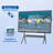 55" 4K Smart Board, Interactive Whiteboard Dual OS, Touch Screen Smart Board for Classroom and Business Presentations