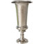 Vase argenté, 24,75 pouces