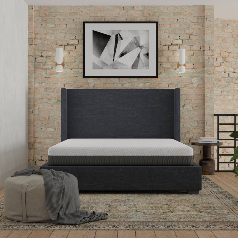 Matelas mi-ferme 10 po Pur Chill avec tissu rafraîchissant à changement de phase, Simple extra long