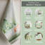 Maison d'Hermine Winter Mornings, ensemble de 3 torchons de cuisine 100 % coton - 51 x 70 cm