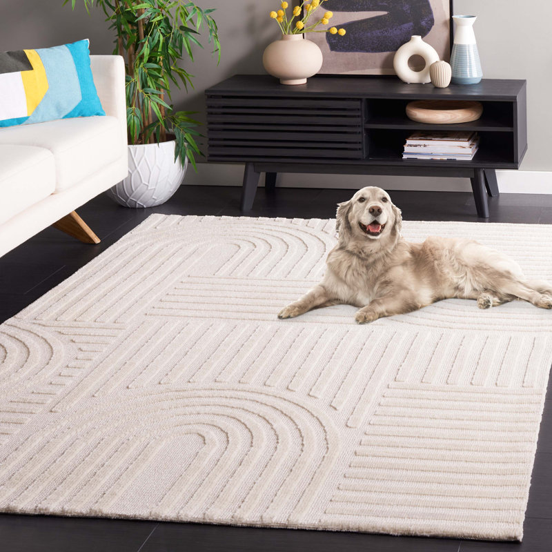 Erzhan Performance Geometric Rug, Rectangle 5' x 7'