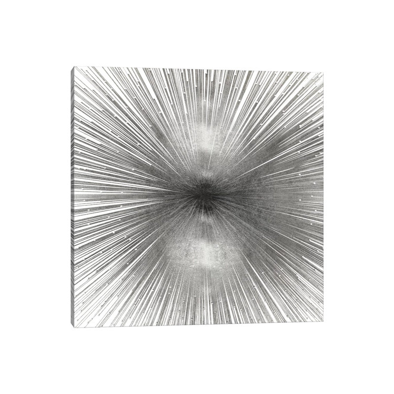 Radiant Silver by Abby Young - Print on Canvas, 30.48 cm H x 30.48 cm W x 1.91 cm D, Wrapped Canvas