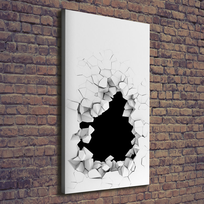 A Hole In The Wall - Wrapped Canvas Print, 140cm H x 70cm W