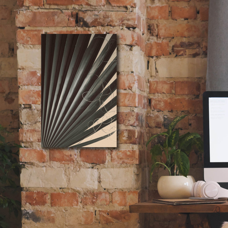 «Bay Palm Home ™» par Bay Win Home, art mural Bay Isle Home ™, H 18 po x l 12 po x P 0,75 po