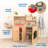 ECR4Kids 4-in-1 Kitchen, Sink, Stove, Oven, Microwave and Storage, Play Kitchen-100511364