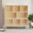 Pine Wood 8-Compartment Storage Cabinet 44"L x 44"H - Modern Fixed Shelf Organizer for Books Toys Home D茅cor - Versatile Wooden Bookcase for Home Office