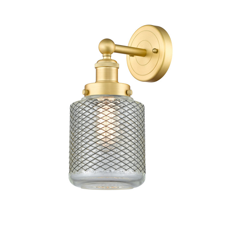 Carmet Armed Sconce, Satin Gold