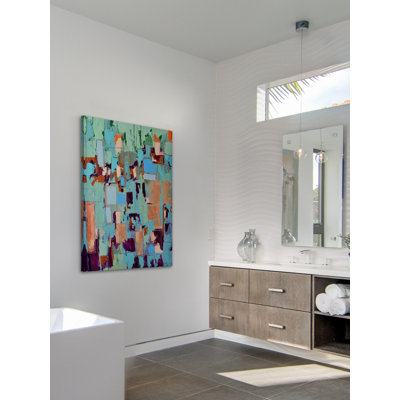 « plongée », reproduction d’art sur toile tendue encadrée