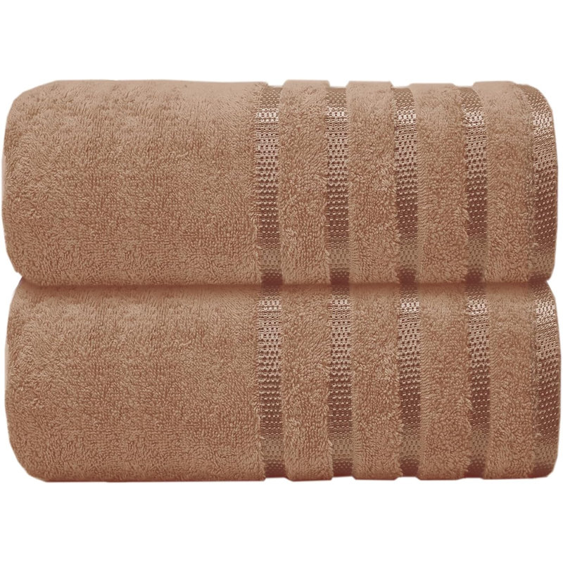 Mikeshia Premium Jumbo Bath Sheet Set, Beige
