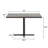 Rectangular Solid Wood Commercial Tabletop with Dining Height X-Base-427946859-427946852-427946855