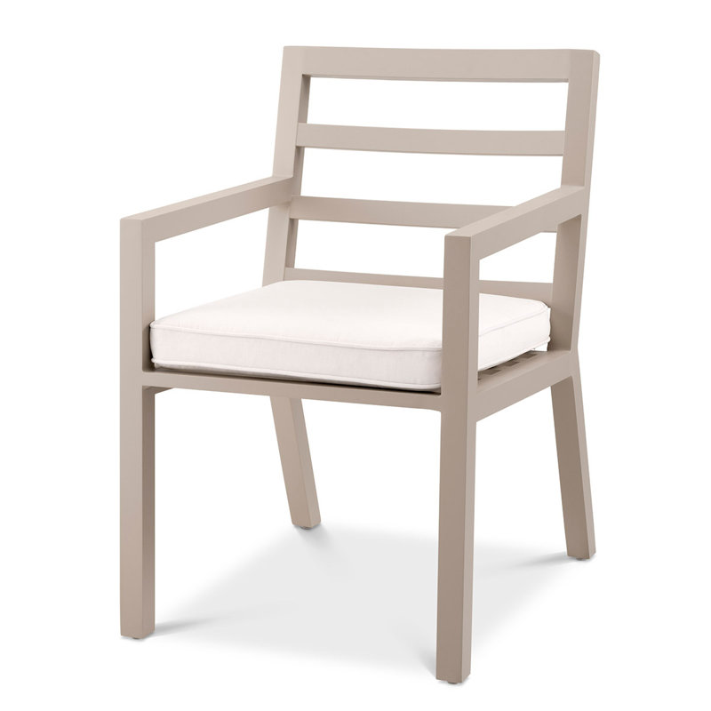 Delta Outdoor Dining Armchair, Sand