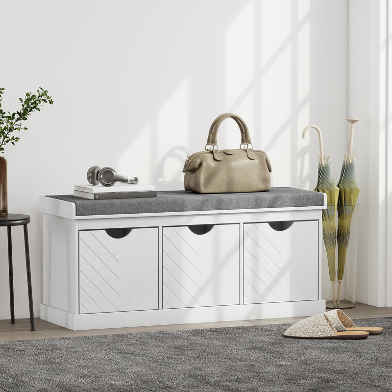 3 Pair Shoe Storage Bench