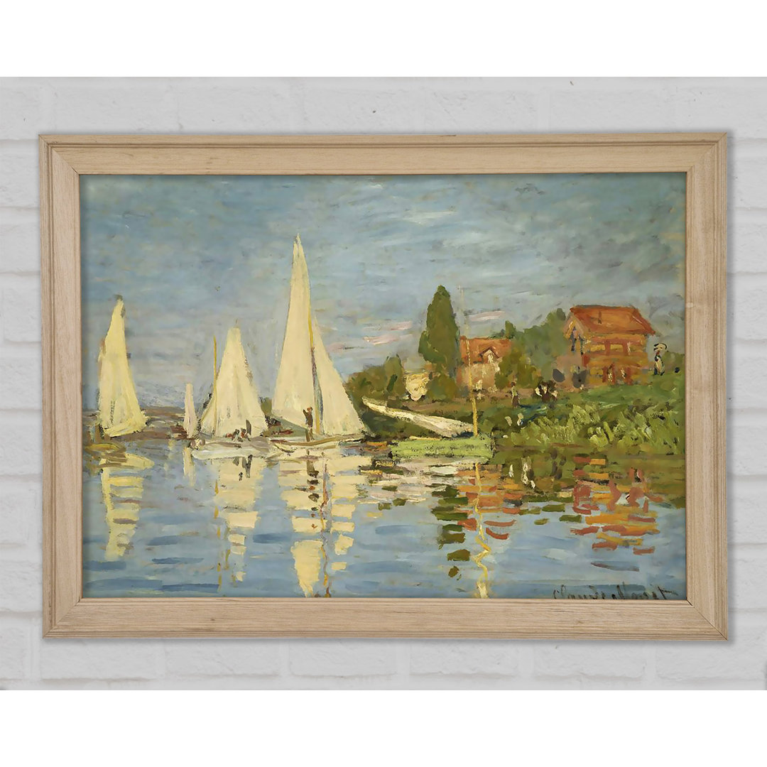 Monet-Regatten in Argenteuil - Druck