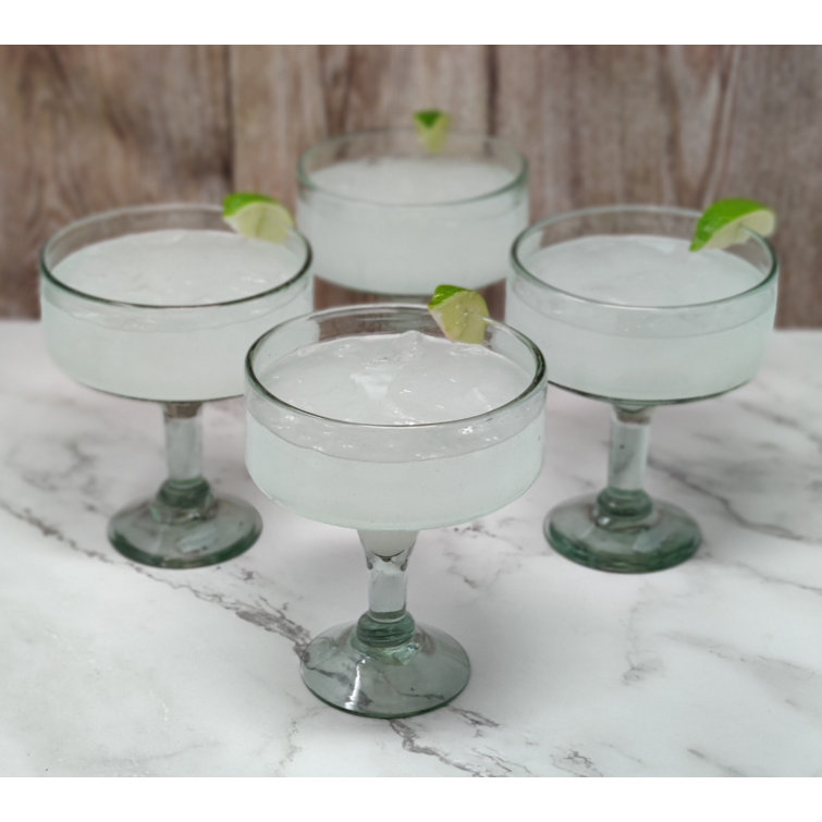 Urban Bar Ginza Cut Crystal Martini Glasses - 7 oz - Set of 6
