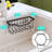Stainless Steel Sponge Holder For Kitchen Sink, Dual Installation Sink Caddy Organizer, Rustproof And Quick-Drying Design For Sponges And Brushes