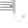 Aillee Vertical Curved Towel Rail