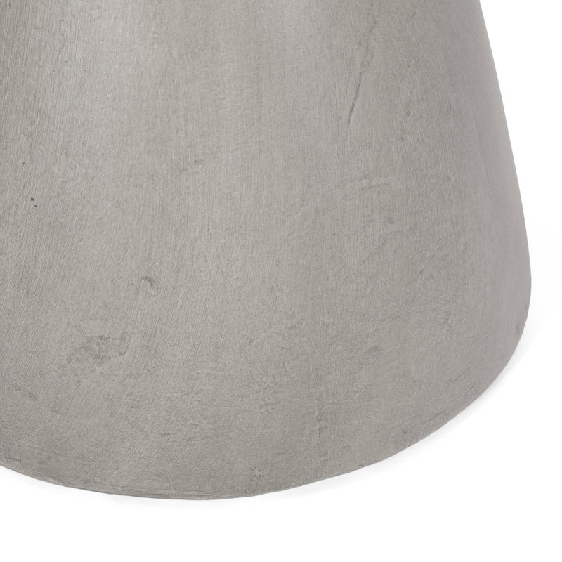 Table de bout légère en béton pour l'extérieur - Pièce fonctionnelle décorative