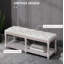 Fabric Upholstered Storage Bench