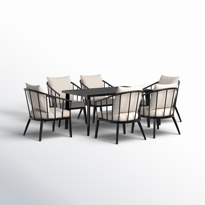 Serena 6-Person Outdoor Dining Set