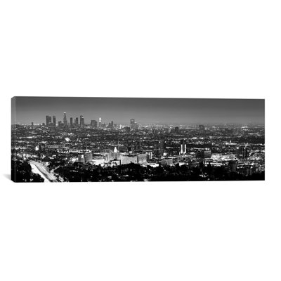 « los angeles horizon cityscape », reproduction de photo sur toile