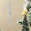 Pendentif en forme de flocon de neige en cristal transparent transparent-2018816175