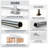 13 ft x 26 ft Outdoor Galvanized Steel Party Tent - Heavy Duty Removable Sidewall Wedding Tent-108287689