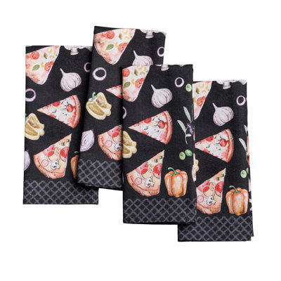 Maison d'Hermine Pizza 100% Cotton Everyday Napkin - 18" x 18"