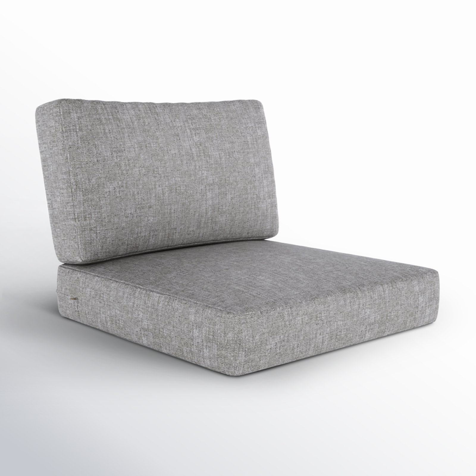 Lani 29" Sunbrella® Seat and Back Cushion, Canvas Granite Sunbrella® Canvas