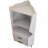 Sideboard Wooden Corner Bar Cabinet With 2 Open Storage Shelves And 2 Drawers, Mirrored Back Cabinet, High Feet/Legs For Easy Cleaning, Buffet Cabinet-1141796520