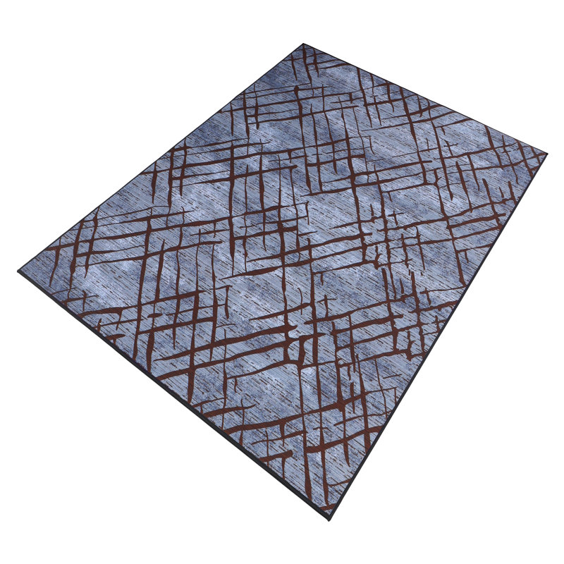 Nerbone Geometric Area Rug, Rectangle  80 x 150cm