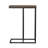 Gateshead Jamestown C-Shaped for Accessability Side End Table Ashwood Rustic Wood Grain and Metal-333122306