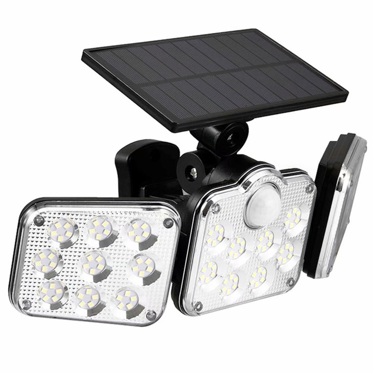 Renae 138LED Dusk to Dawn Solar Outdoor Lights Waterproof Security Flood Lights with Motion Sensor