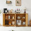 Armoire de rangement multifonctionnelle en rotin tissé pour le salon et la salle à manger-1255972721