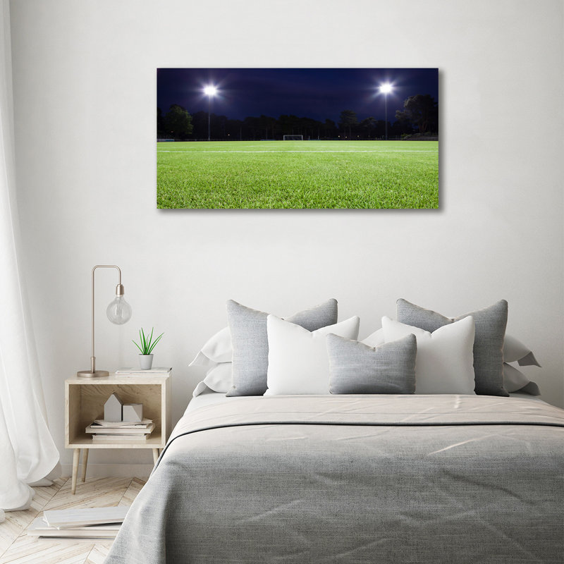 Football Turf - No Frame Print, 70cm H x 140cm W, Canvas