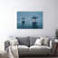 «Misty Lake Lanterns Ethereal Mystical Peaceful Landscape Nature», art mural-129094396
