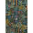 Night Themed Botanical Patterned Washable Woven Base Carpet-569874088