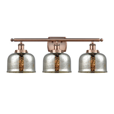 Ballston Urban Bell 8" - 3 Light 28" Bath Vanity Light