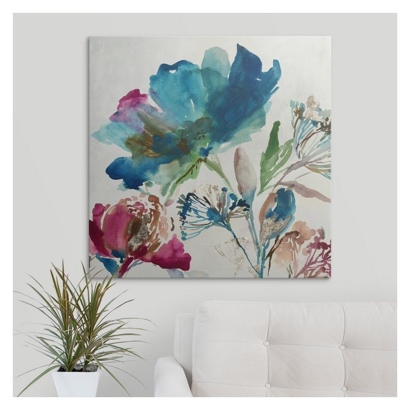 « ii » asia jensen, reproduction d’art Blossoming, H 35 po x l 35 po x P 1,5 po, Toile