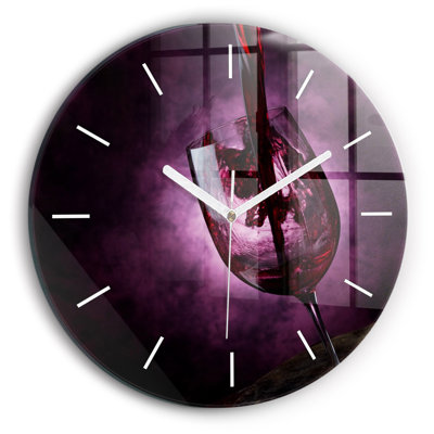 Glass Wall Clock