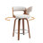 Carylon Swivel Upholstered Faux Leather Counter Stool-1538535181