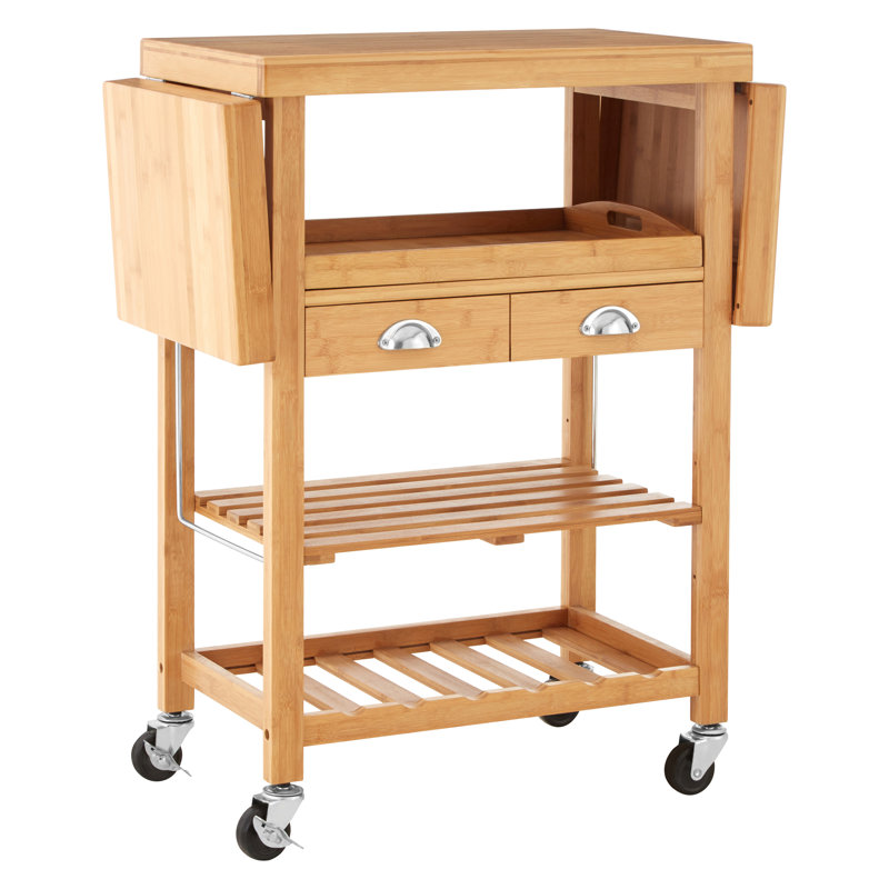 Kellswater Solid Wood Kitchen Cart