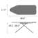 Brabantia Size C Ironing Board with Solid Steam Unit Holder