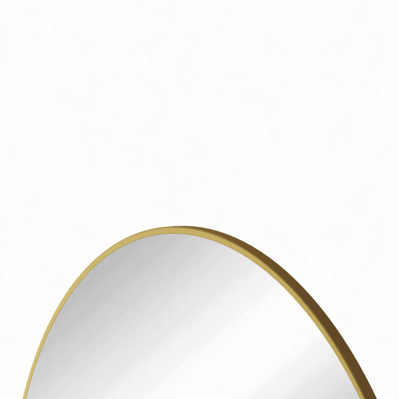Miroir mural miroir de salle de bain, salon, chambre à coucher, Doré, 38,19 po x 38,19 po